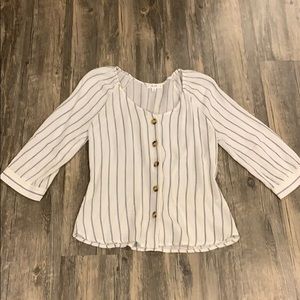 White Buttondown Blouse